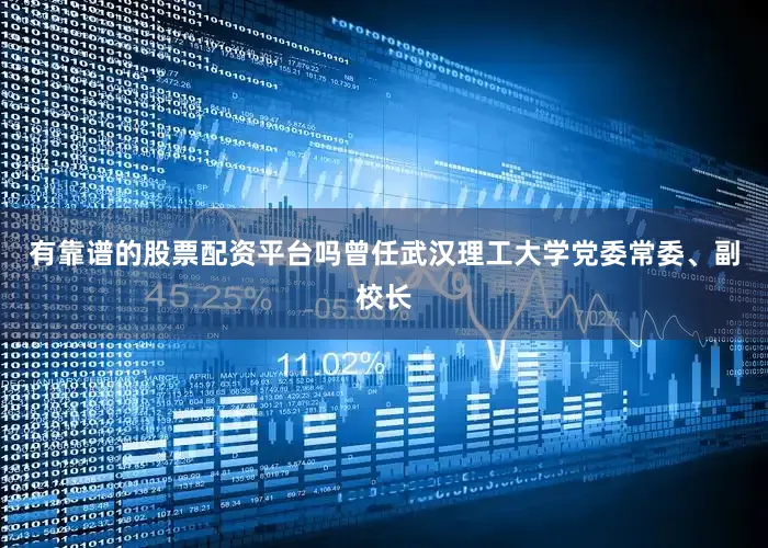 有靠谱的股票配资平台吗曾任武汉理工大学党委常委、副校长
